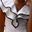 Cargar imagen en el visor de la galería, Vestido Lajas blanco
