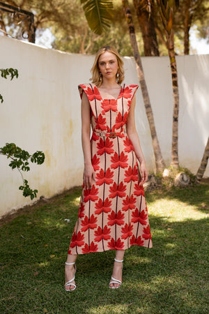 Vestido Carral Palmeras