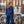 Pantalón azul marino rayas