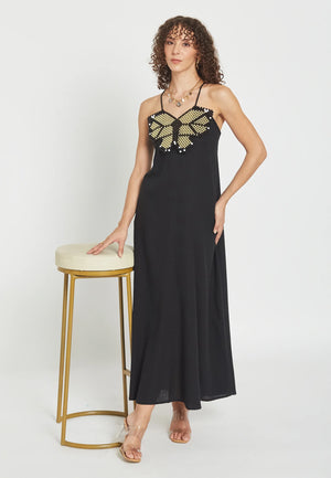 Vento Black Dress