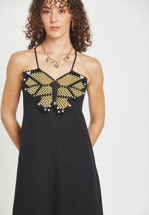Vento Black Dress