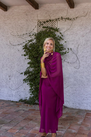 Vestido Arce Berenjena