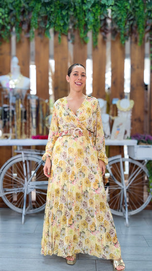 Vestido flores maria