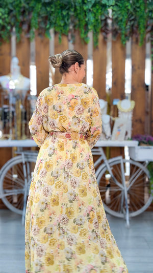 Vestido flores maria