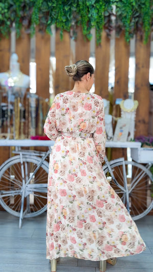 Vestido flores maria