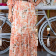 Cargar imagen en el visor de la galería, Vestido largo floral thj
