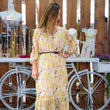 Cargar imagen en el visor de la galería, Vestido largo floral thj
