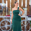 Cargar imagen en el visor de la galería, Vestido drapeado noche
