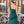 Vestido drapeado noche