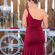 Cargar imagen en el visor de la galería, Vestido drapeado noche
