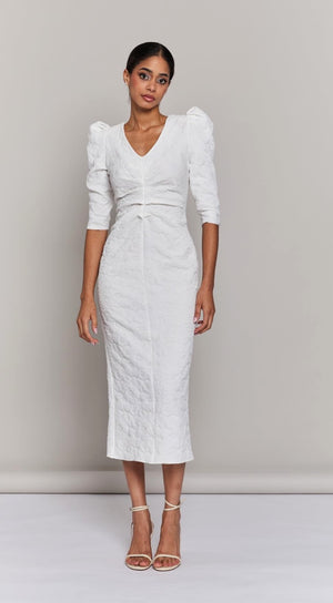 Vestido pliegues burbuja