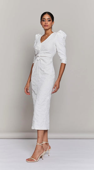 Vestido pliegues burbuja