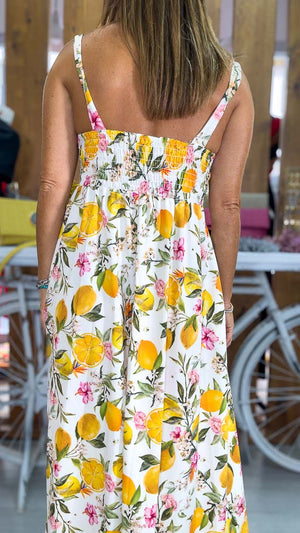 Vestido tirantes lemons