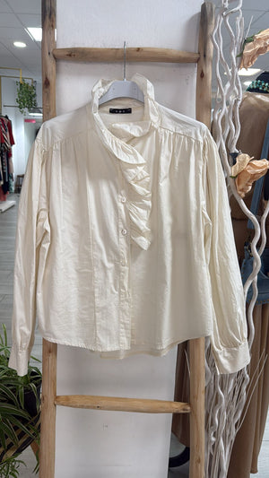 Blusa volante frontal