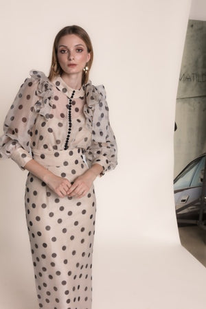 Conjunto Lunares lino gazar