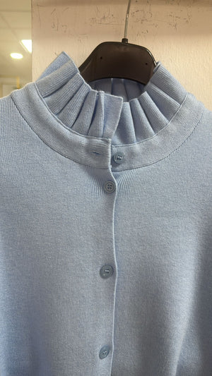 Cardigan con volante
