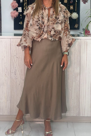 Top Floral Volantes - vista completa