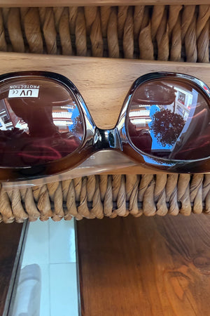 Gafas Burdeos Redonda