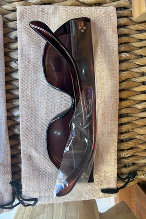 Gafas Marrón Estrecha
