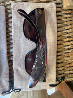 Gafas Marrón Estrecha
