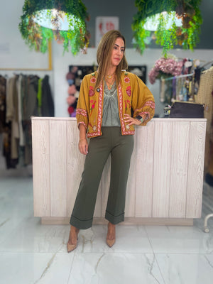 Pantalón Punto Kaki - vista completa
