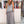 Pantalón de raso con encaje en color gris