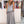 Pantalón de raso con encaje en color gris