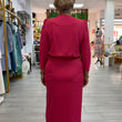 Cargar imagen en el visor de la galería, Vestido cruzado crep vista espalda
