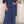 Vestido Volantes Capas azul - vista frontal
